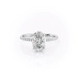 The Aline Set With A 2.5 Carat Oval Moissanite Online