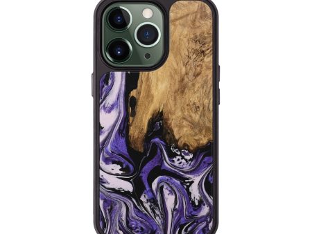 iPhone 13 Pro Wood Phone Case - Ransom (Purple, 745393) Supply