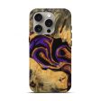 iPhone 16 Pro Wood Live Edge Phone Case - Texas (Purple, 745291) Online Sale