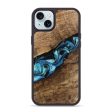 iPhone 15 Plus Wood Phone Case - Blithe (Blue, 745324) Online