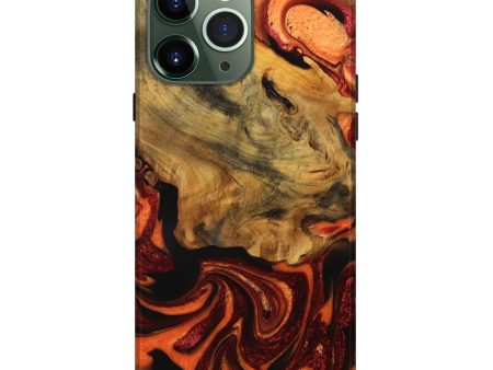 iPhone 13 Pro Max Wood Live Edge Phone Case - Jeralee (Red, 745273) For Sale