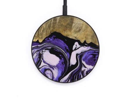 Circle Wood Wireless Charger - Rillie (Purple, 745364) Online Sale