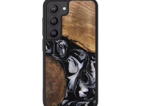 Galaxy S23 Wood Phone Case - Jolette (Black & White, 745162) Discount