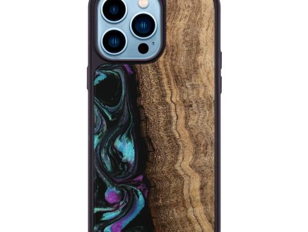 iPhone 14 Pro Max Wood Phone Case - Hannie (Purple, 745109) Hot on Sale