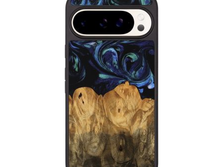 Pixel 9 Wood Phone Case - Treyvon (Blue, 745176) on Sale