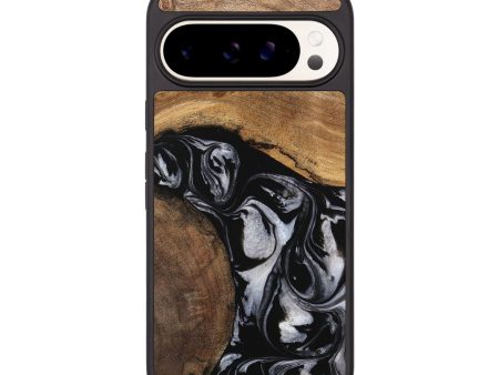 Pixel 9 Wood Phone Case - Jolette (Black & White, 745162) For Cheap