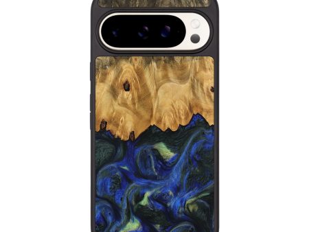 Pixel 9 Wood Phone Case - Hjalmer (Blue, 745123) on Sale