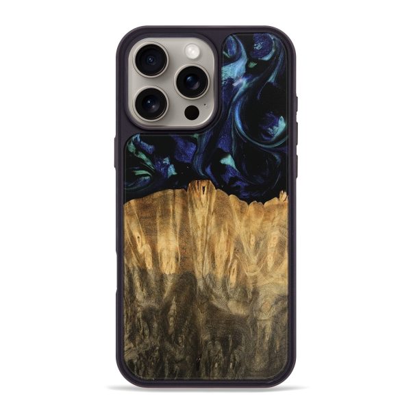 iPhone 16 Pro Max Wood Phone Case - Carry (Blue, 745169) Online