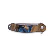 EDC Wood Pocket Knife - Gavra (Teal & Gold, 745158) Supply