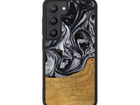 Galaxy S23 Wood Phone Case - Macey (Black & White, 745201) Fashion