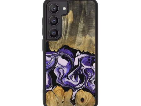 Galaxy S23 Wood Phone Case - Rillie (Purple, 745364) Fashion