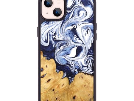 iPhone 14 Plus Wood Phone Case - Kyla (Blue, 745010) Online Hot Sale