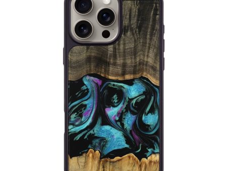 iPhone 16 Pro Max Wood Phone Case - Tavian (Purple, 745105) Sale