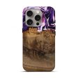 iPhone 16 Pro Wood Live Edge Phone Case - Lyndell (Purple, 745294) Cheap