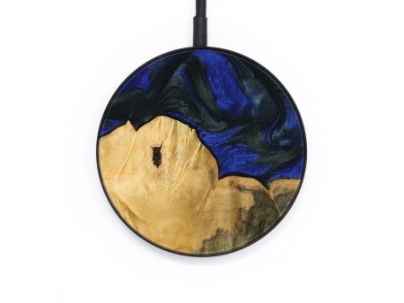 Circle Wood Wireless Charger - Joao (Blue, 745219) Sale