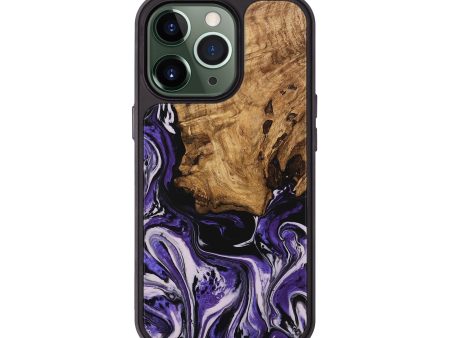 iPhone 13 Pro Wood Phone Case - Lyle (Purple, 745343) Cheap