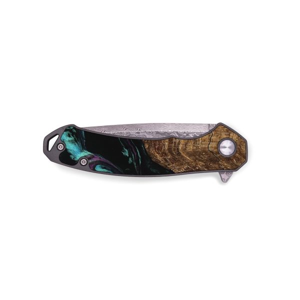 EDC Wood Pocket Knife - Everett (Purple, 745092) Online Sale