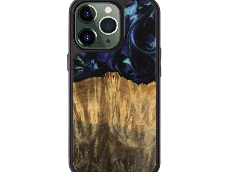 iPhone 13 Pro Wood Phone Case - Carry (Blue, 745169) For Discount