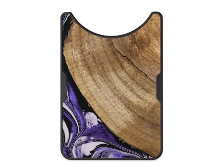 Alloy Wood Wallet - Daren (Purple, 745440) Discount