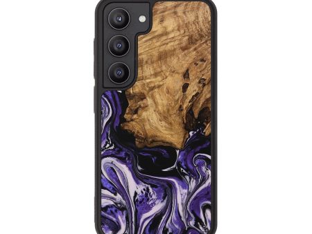 Galaxy S23 Wood Phone Case - Lyle (Purple, 745343) Fashion