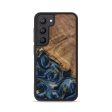 Galaxy S23 Wood Phone Case - Caty (Teal & Gold, 745125) on Sale