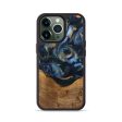 iPhone 13 Pro Wood Phone Case - Blinni (Teal & Gold, 745080) Supply