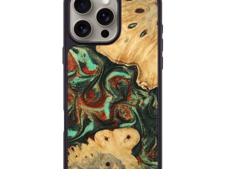 iPhone 16 Pro Max Wood Phone Case - Tandi (Green, 744976) Sale