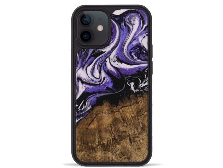 iPhone 12 mini Wood Phone Case - Heino (Purple, 745344) on Sale