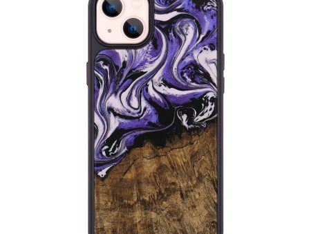 iPhone 14 Plus Wood Phone Case - Heino (Purple, 745344) For Discount