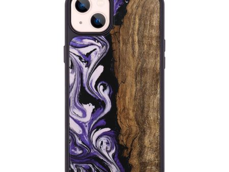 iPhone 14 Plus Wood Phone Case - Davis (Purple, 745348) Online Hot Sale