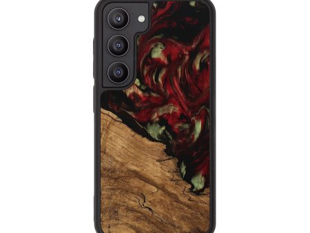 Galaxy S23 Wood Phone Case - Riekie (Red, 745100) Hot on Sale