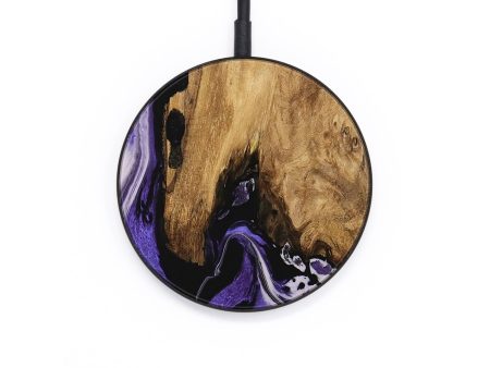 Circle Wood Wireless Charger - Ransom (Purple, 745393) Discount