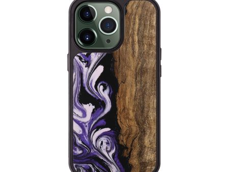 iPhone 13 Pro Wood Phone Case - Davis (Purple, 745348) Online Sale