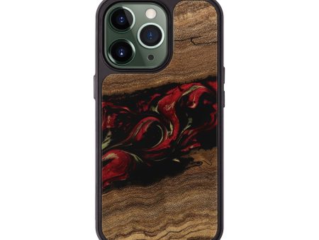 iPhone 13 Pro Wood Phone Case - Joni (Red, 745225) Cheap