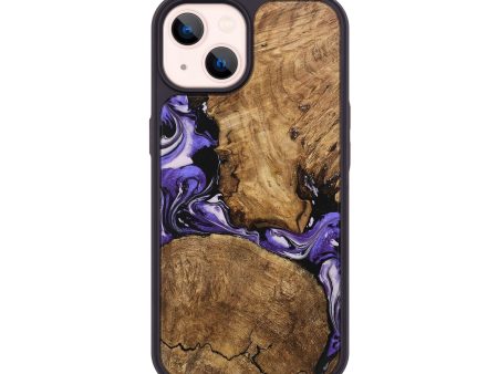 iPhone 14 Wood Phone Case - Deniece (Purple, 745365) Online