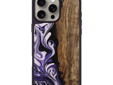 iPhone 16 Pro Max Wood Phone Case - Davis (Purple, 745348) Cheap