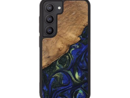 Galaxy S23 Wood Phone Case - Rozele (Blue, 745102) Online