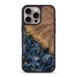 iPhone 16 Pro Max Wood Phone Case - Caty (Teal & Gold, 745125) Supply