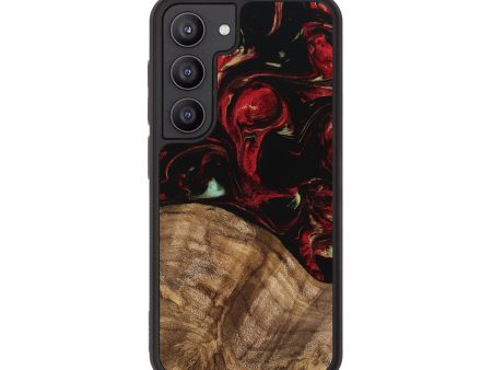 Galaxy S23 Wood Phone Case - Jemal (Red, 745211) Cheap