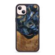 iPhone 14 Plus Wood Phone Case - Blinni (Teal & Gold, 745080) Discount