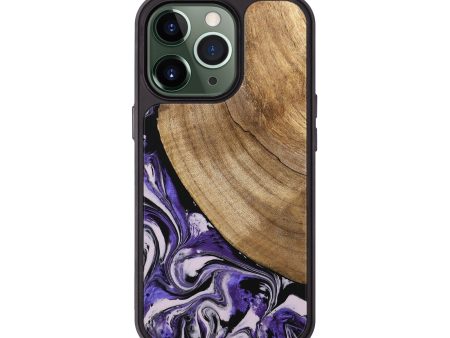 iPhone 13 Pro Wood Phone Case - Daren (Purple, 745440) Supply