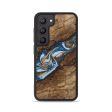 Galaxy S23 Wood Phone Case - Brian (Teal & Gold, 745453) Cheap