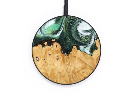 Circle Wood Wireless Charger - Blas (Green, 745374) For Discount