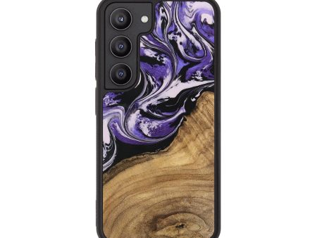 Galaxy S23 Wood Phone Case - Thomas (Purple, 745368) Cheap