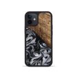 iPhone 12 mini Wood Phone Case - Aubree (Black & White, 745187) Online Sale