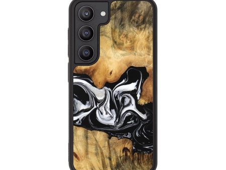 Galaxy S23 Wood Phone Case - Salina (Black & White, 744951) Online Sale