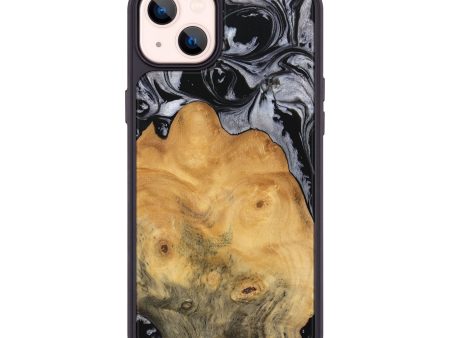 iPhone 14 Plus Wood Phone Case - Bryana (Black & White, 745181) on Sale