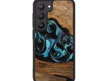 Galaxy S23 Wood Phone Case - Seneca (Purple, 745115) Fashion