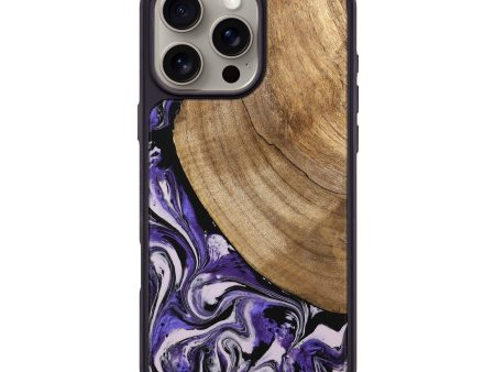 iPhone 16 Pro Max Wood Phone Case - Daren (Purple, 745440) For Cheap