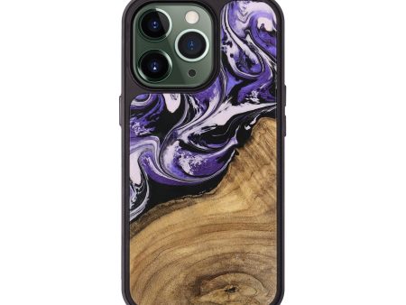 iPhone 13 Pro Wood Phone Case - Thomas (Purple, 745368) Online Sale